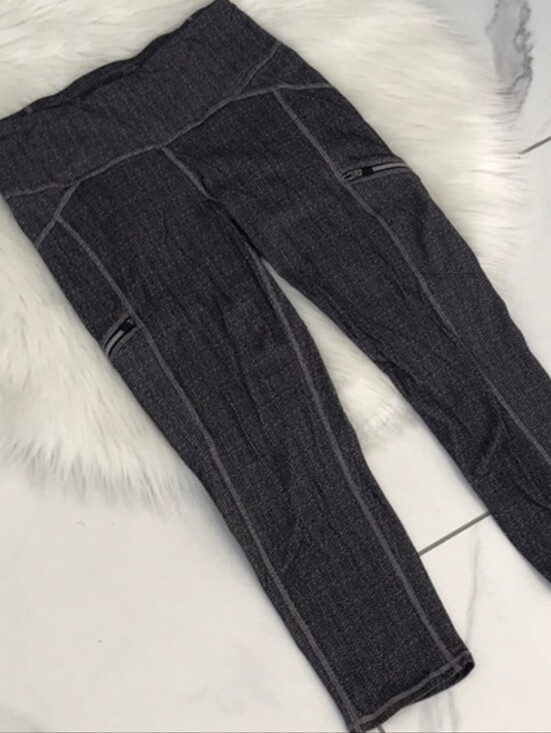 Athleta Pants - Athleta Dark Gray Capris